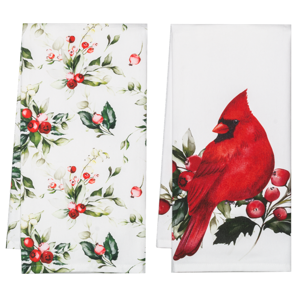 Cardinal & Botanical Tea Towel (*Two Styles*)
