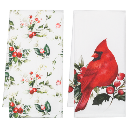 Cardinal & Botanical Tea Towel (*Two Styles*)