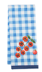 Tomato Plaid Tea Towel