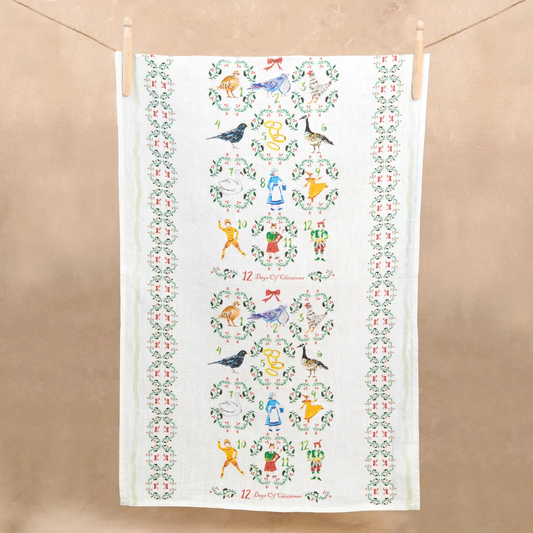 12 Days of Christmas Kitchen Towel