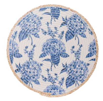 Round Hydrangea Placemat