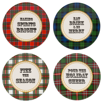 Holiday Message Snack Plates (*Multiple Designs*)