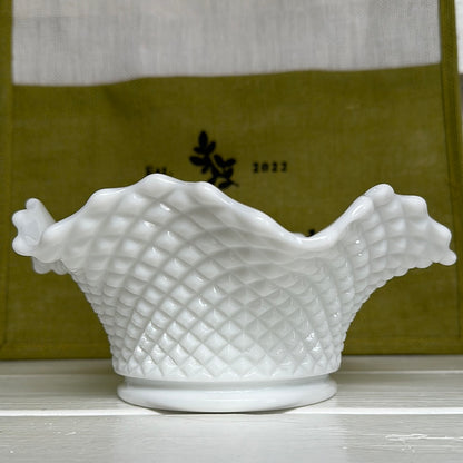 Vintage Westmoreland Milk Glass Bowl