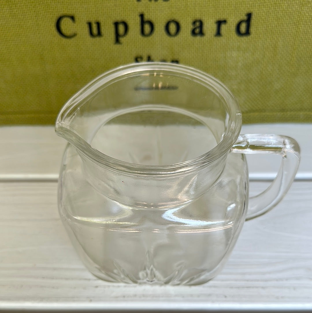 Vintage Federal Pressed Glass Star Bottom