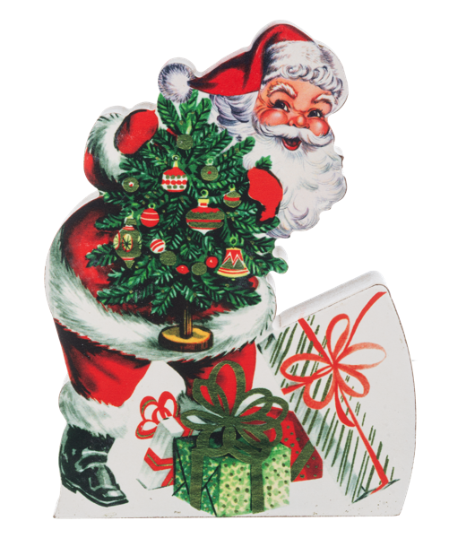 Vintage Santa Sitabout