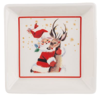 Retro Santa Snack Plate (*Multiple Styles*)