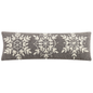 Grey Winter Snow Lumber Hook Pillow