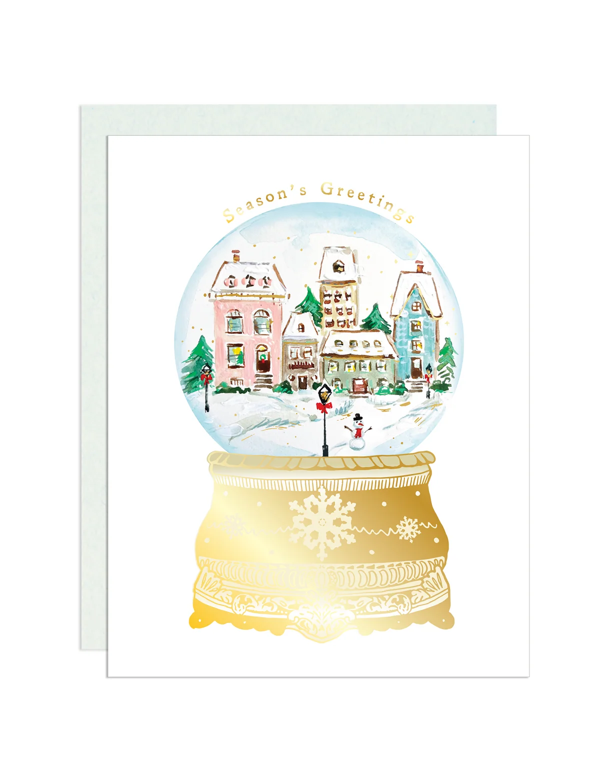 Season’s Greetings, Snow Globe Card