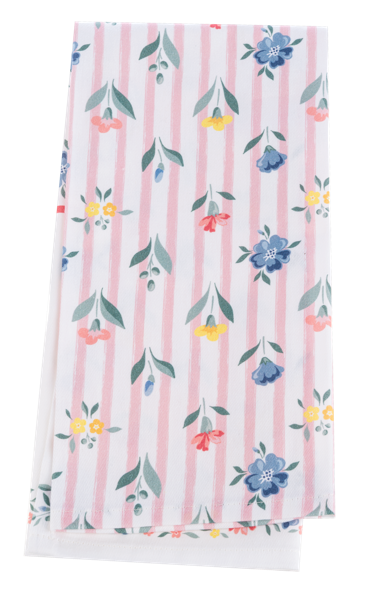 Friends are the Flowers in the Garden of Life Tea Towel