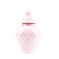 Pink Textured Large Ginger Jar