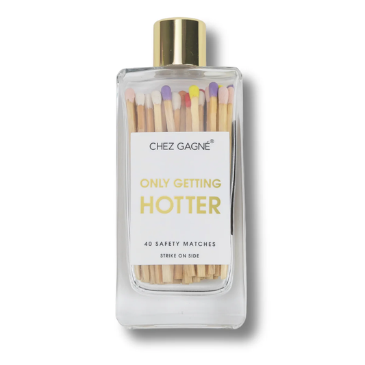 Only Getting Hotter -  Glass Bottle Safety Matches