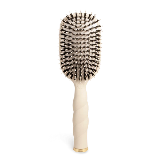 Teleties Boar Bristle Hair Brush - Tan