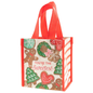 Gingerbread Holiday Recycled Small Gift Bag