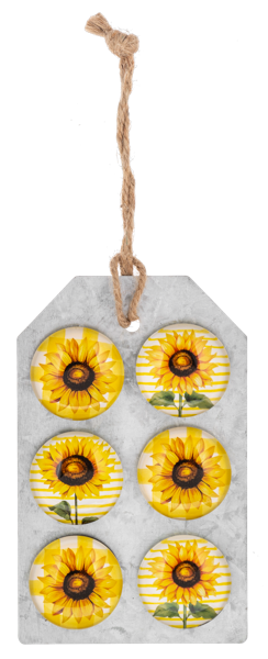 Sunflower Magnet (6 pc. set)