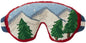 Shaped Ski Goggle Hook Pillow