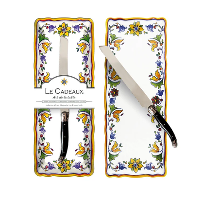 Capri Melamine Baguette Tray Gift Set