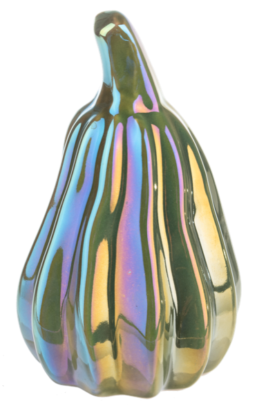 Iridescent Gourds Figurine