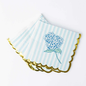 Hydrangea Stem Paper Cocktail/Beverage Napkin