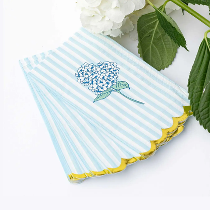 Hydrangea Stem Paper Guest Towel