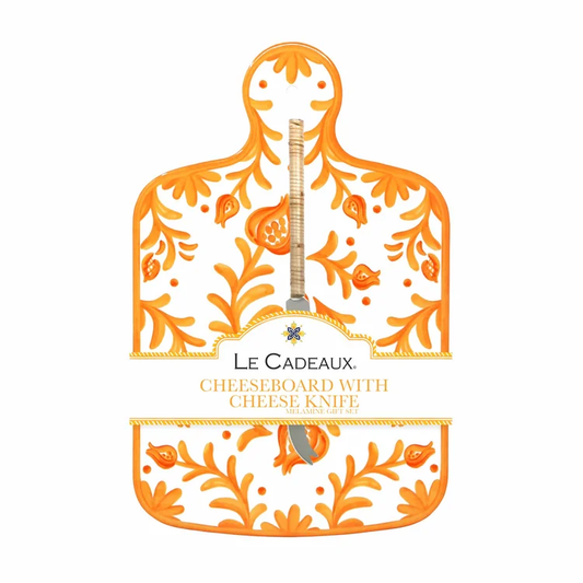 Sicily Orange Melamine Cheeseboard Gift Set