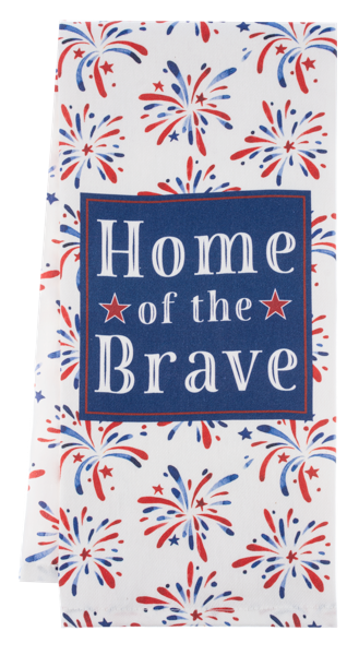 Home of the Brave Americana Tea Towel