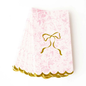 Pink Bow Toile Paper Guest Towel