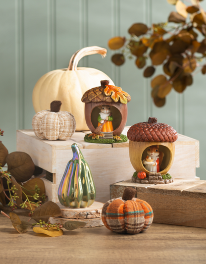 Iridescent Gourds Figurine