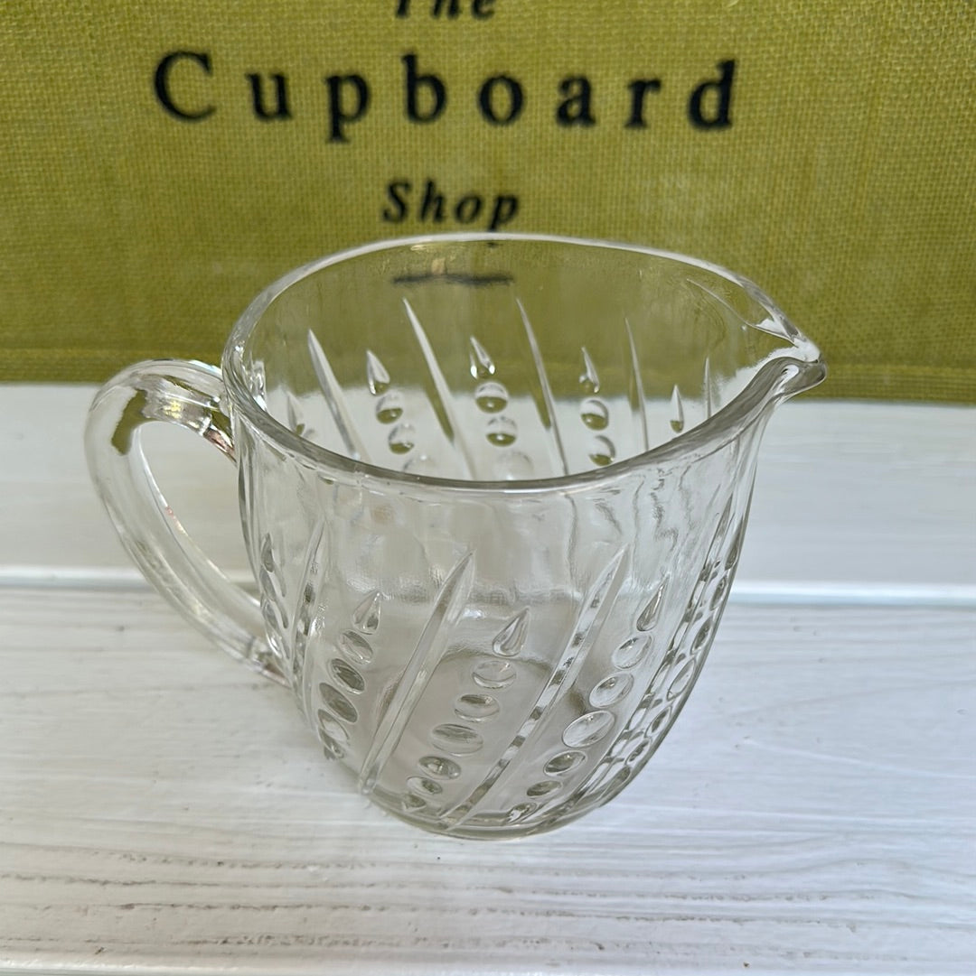 Your Choicevintage Clear Glass Pitcher With Lid / Anchor 
