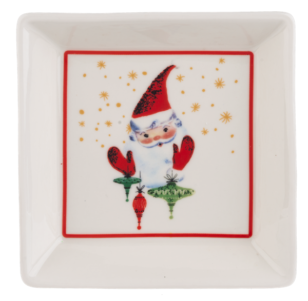 Retro Santa Snack Plate (*Multiple Styles*)