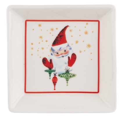 Retro Santa Snack Plate (*Multiple Styles*)