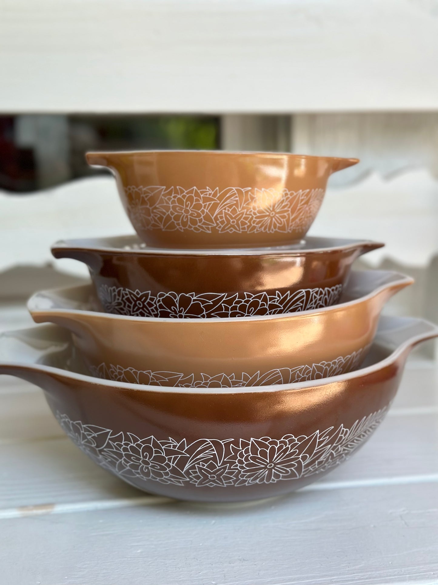 Vintage pyrex cinderella mixing bowls deals