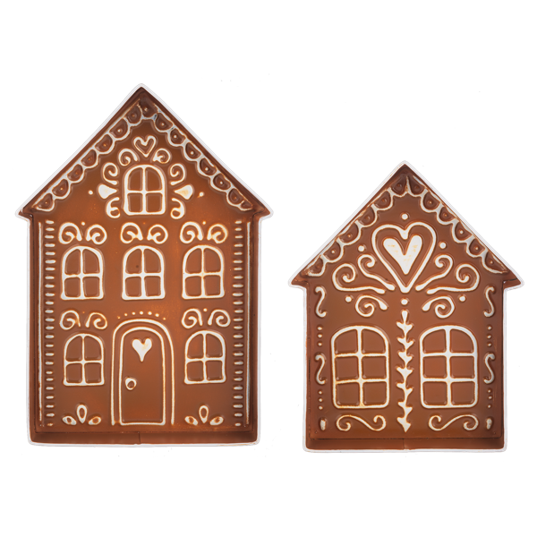 Embossed Gingerbread House Tray