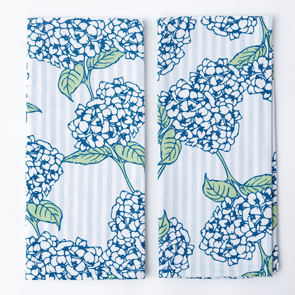 Hydrangea Stem 2pc Kitchen Towel Set
