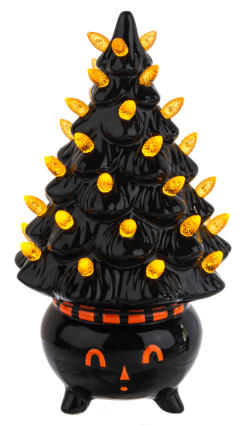 LED Light Up Halloween Tree Mini Shimmer