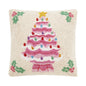 Pink Vintage Tree Hook Pillow