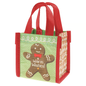 Gingerbread Holiday Recycled Tiny Gift Bag