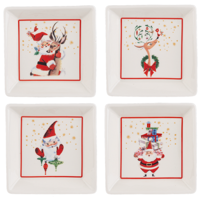 Retro Santa Snack Plate (*Multiple Styles*)