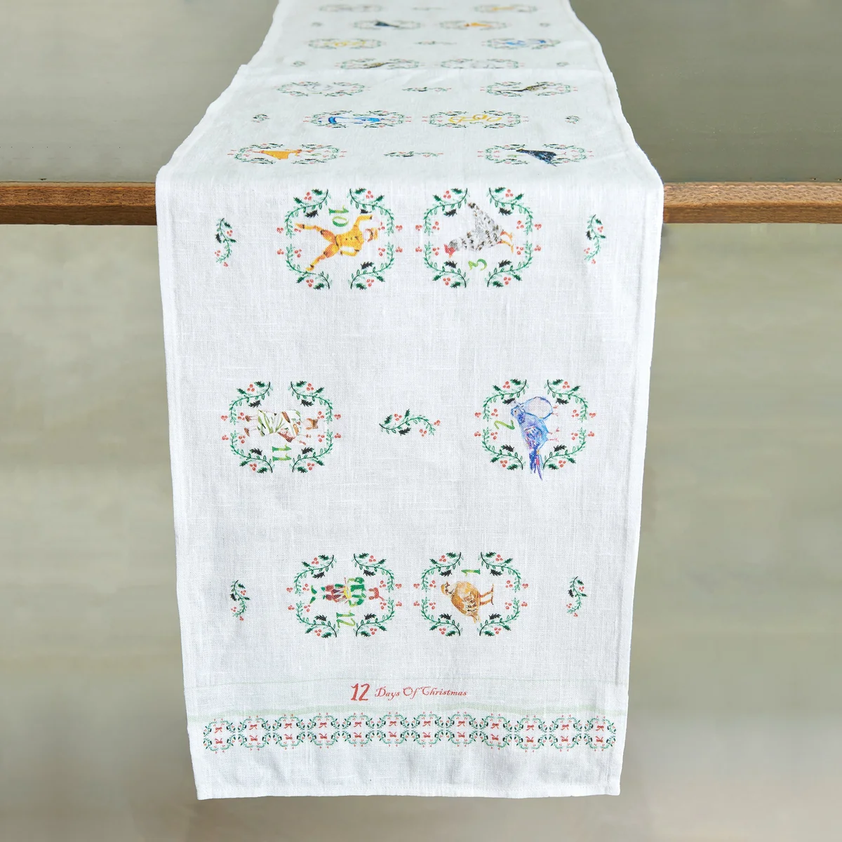 12 Days of Christmas Table Runner