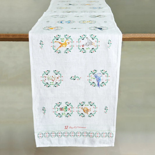 12 Days of Christmas Table Runner