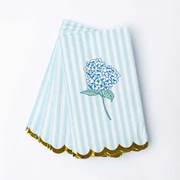 Hydrangea Stem Paper Guest Towel