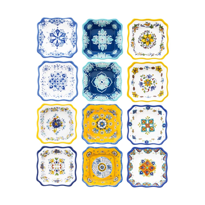 Pattern Melamine Condiment Bowl