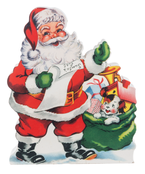 Vintage Santa Sitabout