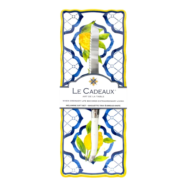 Palermo Melamine Baguette Tray Gift Set