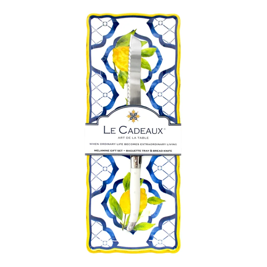 Palermo Melamine Baguette Tray Gift Set