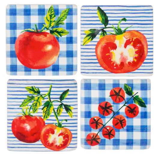 Tomato Coaster (4 pc. set)