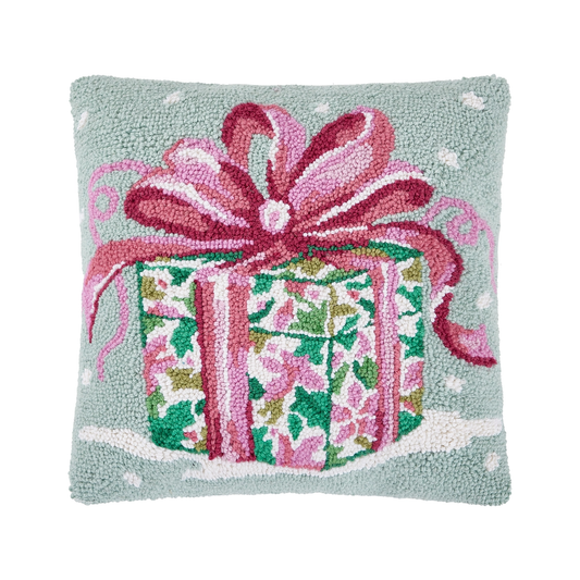 Pink Present Hook Pillow
