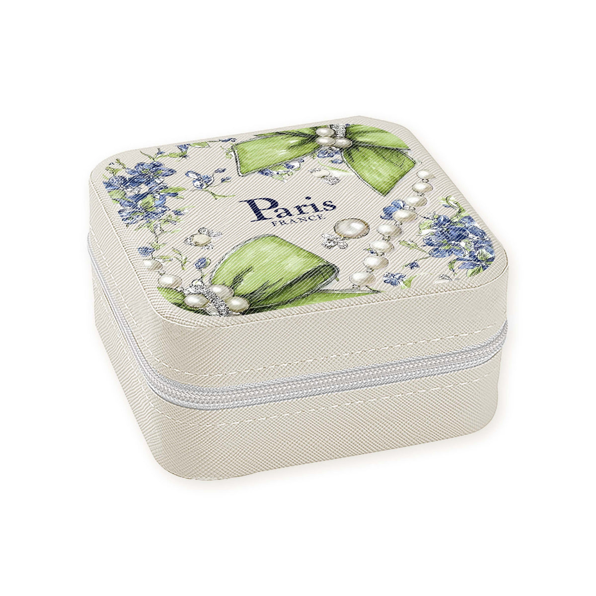 Blue Pearls Paris Travel Jewelry Box by Toss Designs