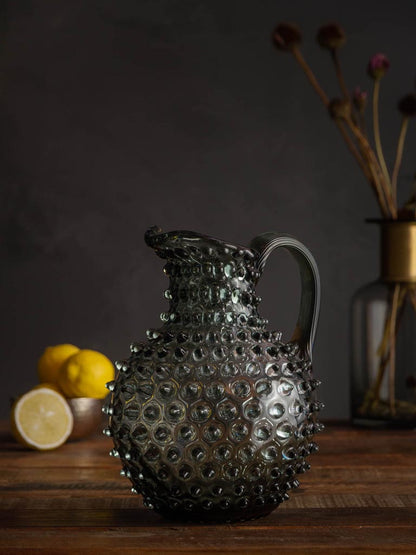 Sage Grey 2L Hobnail Pitcher
