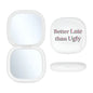 "Better Late Than Ugly" LED Compact Mirror by Toss Designs