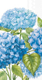 Sea Of Pink Blossoms Guest Towel White Blue